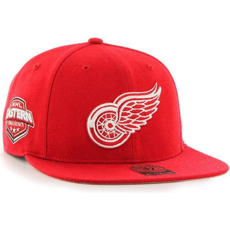 cap-plakana-red-snapback-no-detroit-red-wings-nhl-no-47-brand