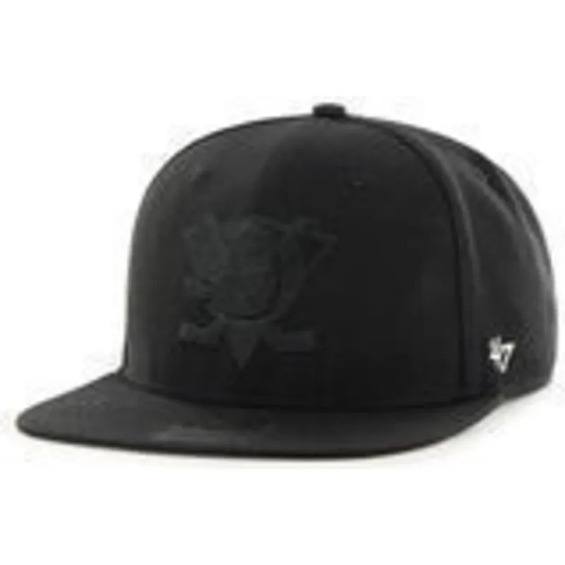 cepur-plakana-melns-snapback-no-anaheim-ducks-nhl-no-47-brand