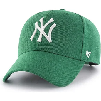 Cepur izliekta zaļš snapback no New York Yankees MLB no 47 Brand