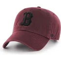 cap-izliekta-red-adjustable-strap-granate-negro-no-boston-red-sox-mlb-no-47-brand