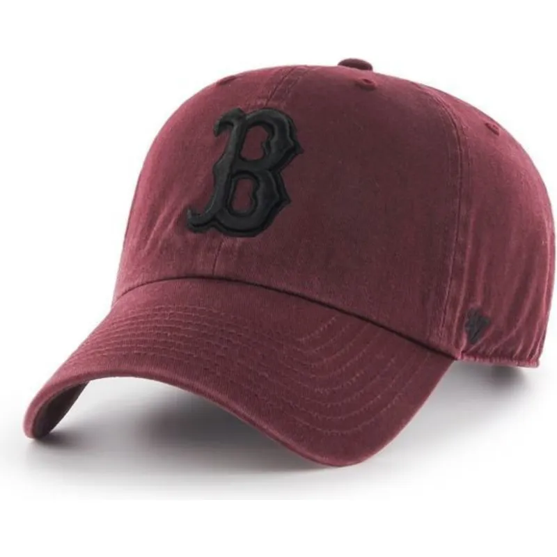 cap-izliekta-red-adjustable-strap-granate-negro-no-boston-red-sox-mlb-no-47-brand