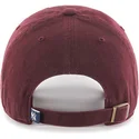 47-brand-mlb-clean-up-new-york-yankees-kappe-mit-gebogenem-schirm-in-granatrot-mit-schwarzem-logo