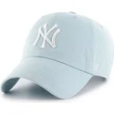 czapka-z-zakrzywionym-daszkiem-jasnoniebieska-new-york-yankees-mlb-clean-up-od-47-brand