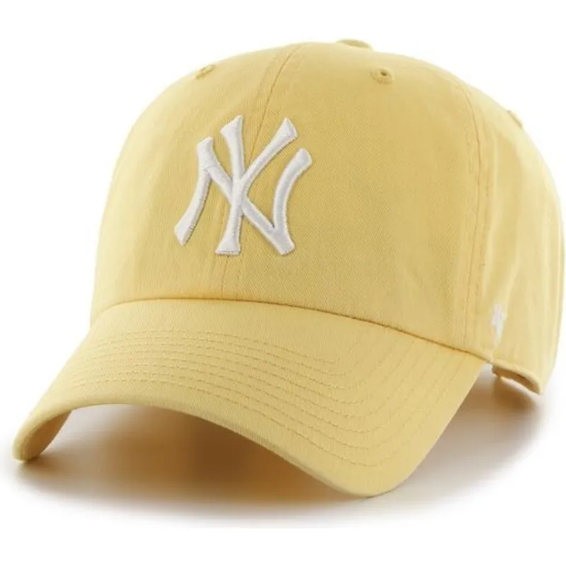 cepur-izliekta-dzeltens-regulejams-no-new-york-yankees-mlb-no-47-brand