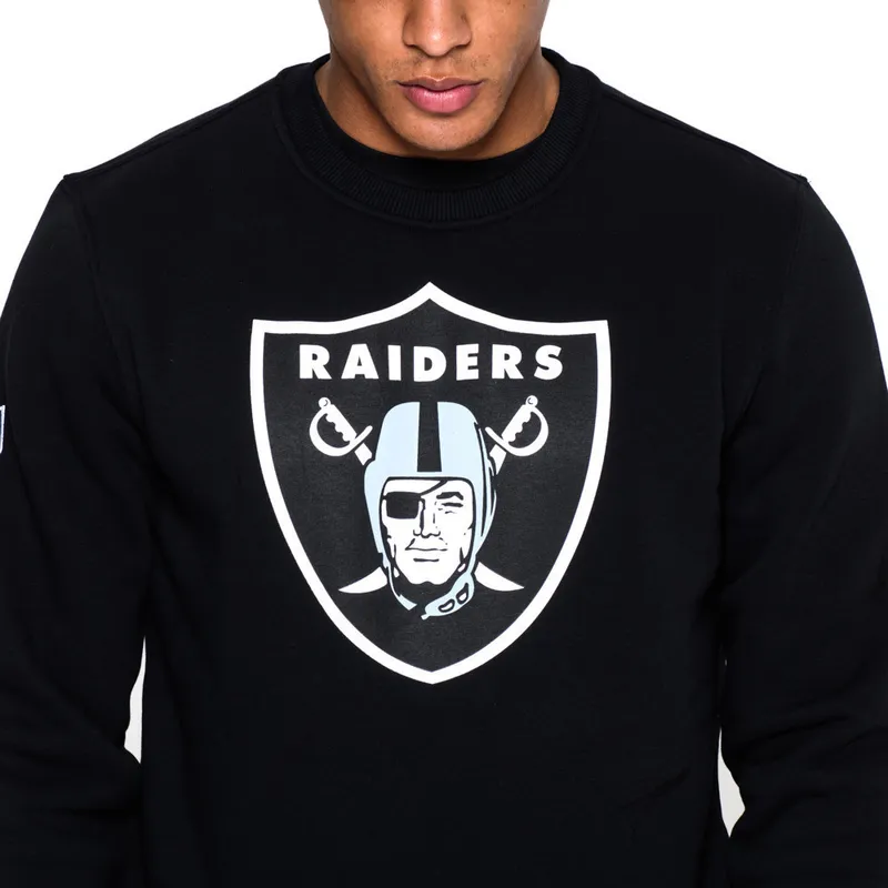 dzemperi-bez-kapuces-melns-crew-neck-no-las-vegas-raiders-nfl-no-new-era