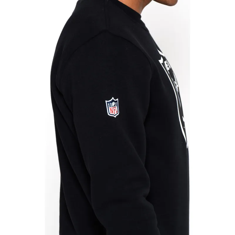 dzemperi-bez-kapuces-melns-crew-neck-no-las-vegas-raiders-nfl-no-new-era