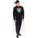 dzemperi-bez-kapuces-melns-crew-neck-no-las-vegas-raiders-nfl-no-new-era