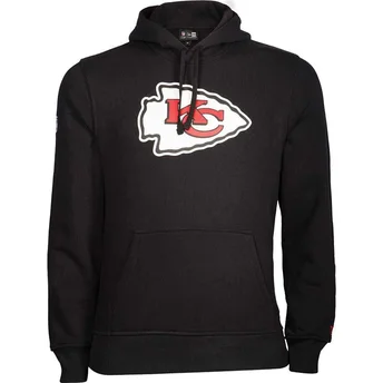 Sudadera con capucha negra Pullover Hoodie de Kansas City Chiefs NFL de New Era