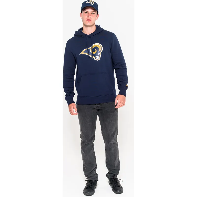 dzemperi-ar-kapuci-zils-pullover-hoodie-no-los-angeles-rams-nfl-no-new-era dzemperi-ar-kapuci-zils-pullover-hoodie-no-los-angeles-rams-nfl-no-new-era
