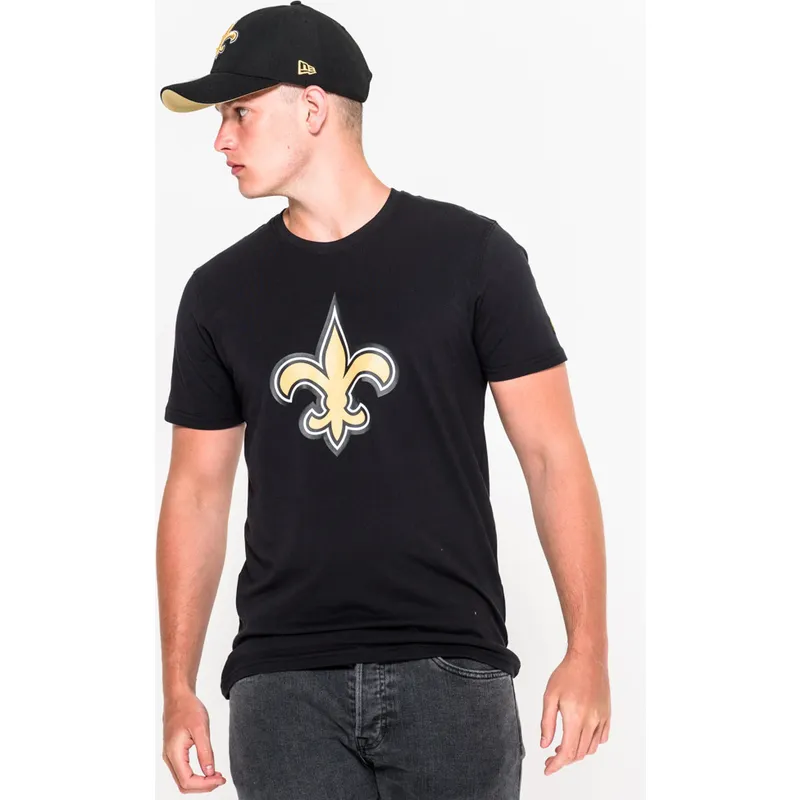 krekli-isas-piedurknes-melns-no-new-orleans-saints-nfl-no-new-era