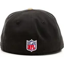 cepur-plakana-melns-pieguloss-59fifty-authentic-on-field-game-no-new-orleans-saints-nfl-no-new-era