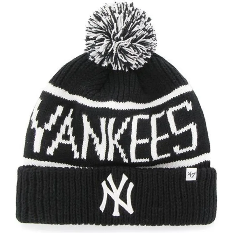cepur-ar-bumbuli-melns-no-new-york-yankees-mlb-no-47-brand cepur-ar-bumbuli-melns-no-new-york-yankees-mlb-no-47-brand