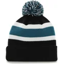 cepur-ar-bumbuli-melns-no-san-jose-sharks-nhl-no-47-brand