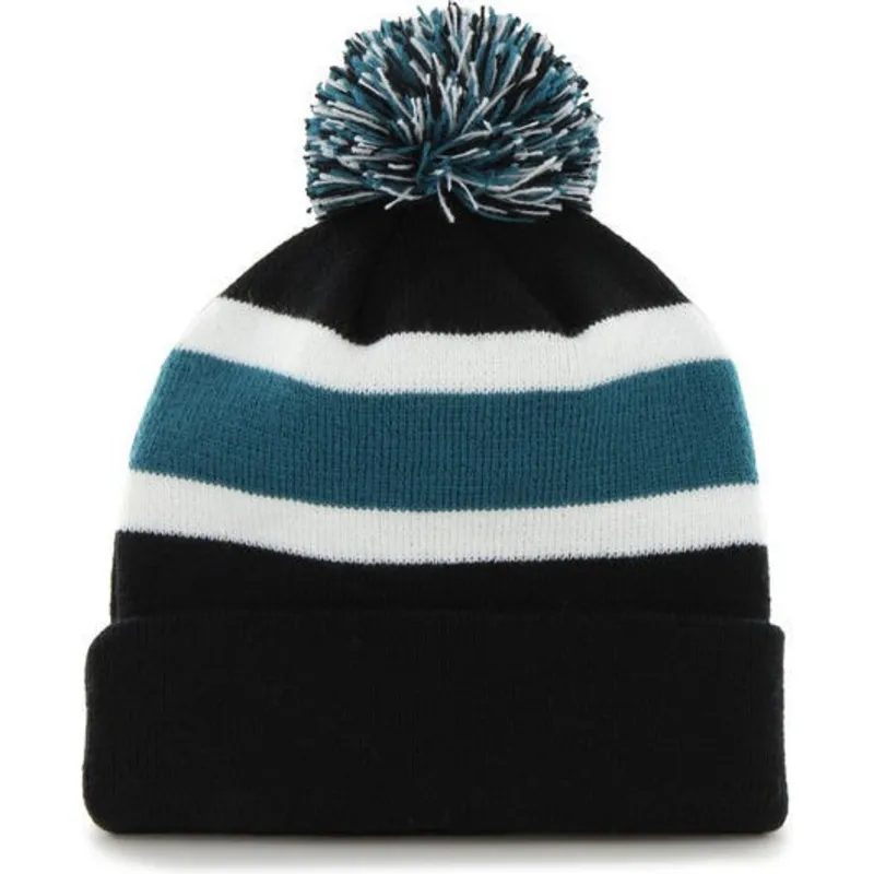 cepur-ar-bumbuli-melns-no-san-jose-sharks-nhl-no-47-brand