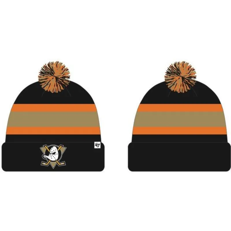 cepur-ar-bumbuli-melns-no-anaheim-ducks-nhl-no-47-brand