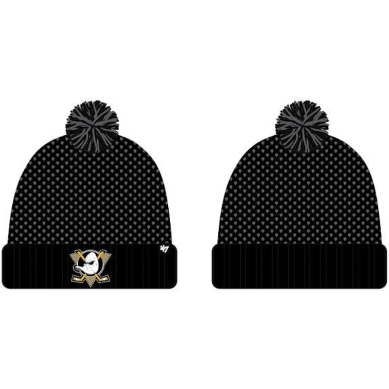 cepur-ar-bumbuli-melns-no-anaheim-ducks-nhl-no-47-brand