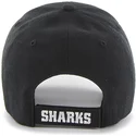 cap-izliekta-black-adjustable-strap-no-san-jose-sharks-nhl-no-47-brand