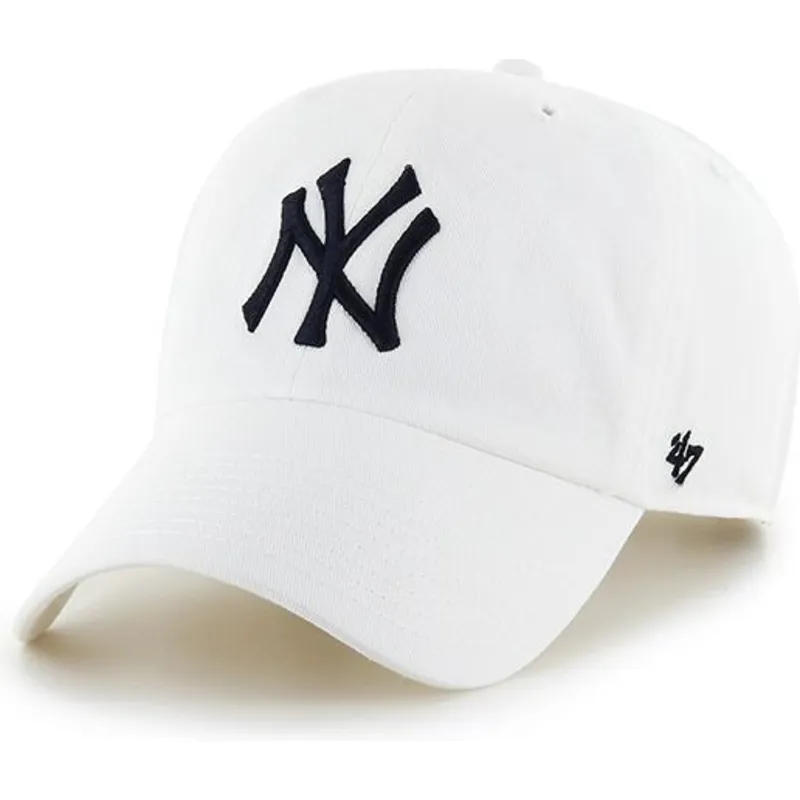 cepur-izliekta-balts-regulejams-no-new-york-yankees-mlb-no-47-brand