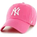 cepur-izliekta-roza-regulejams-no-new-york-yankees-mlb-no-47-brand