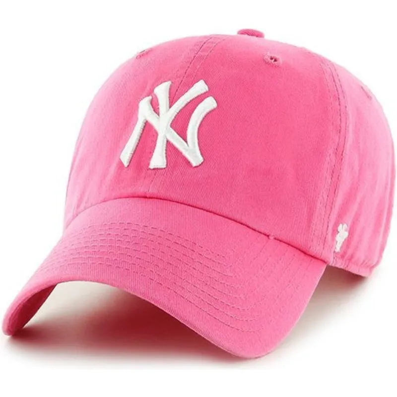cepur-izliekta-roza-regulejams-no-new-york-yankees-mlb-no-47-brand