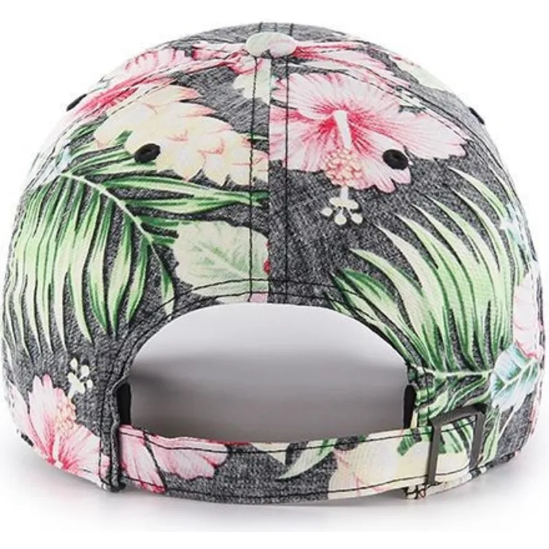 cepur-izliekta-peleks-regulejams-estampado-floral-no-new-york-yankees-mlb-no-47-brand