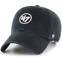 schwarze-gebogene-kappe-mit-47-clean-up-logo-von-47-brand