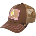cepur-izliekta-truckeris-bruns-snapback-chicky-boom-the-farm-no-goorin-bros
