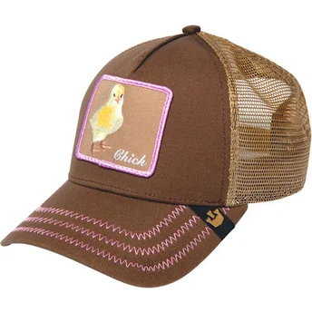 cepur-izliekta-truckeris-bruns-snapback-chicky-boom-the-farm-no-goorin-bros