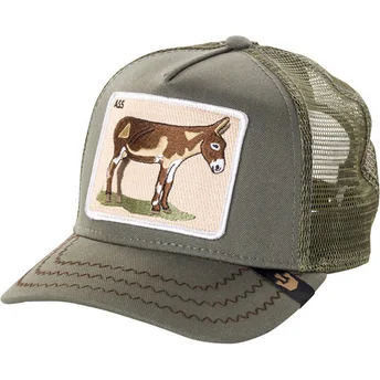 cepur-izliekta-truckeris-zals-snapback-donkey-ass-the-farm-no-goorin-bros