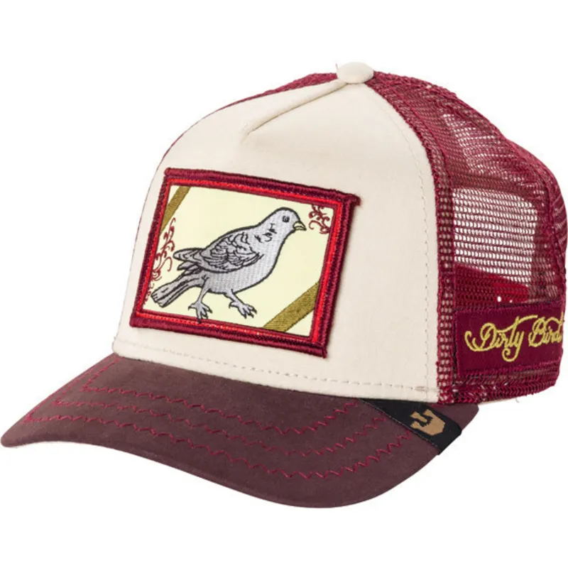 goorin-bros-dirty-bird-weinrote-trucker-kappe-mit-vogel