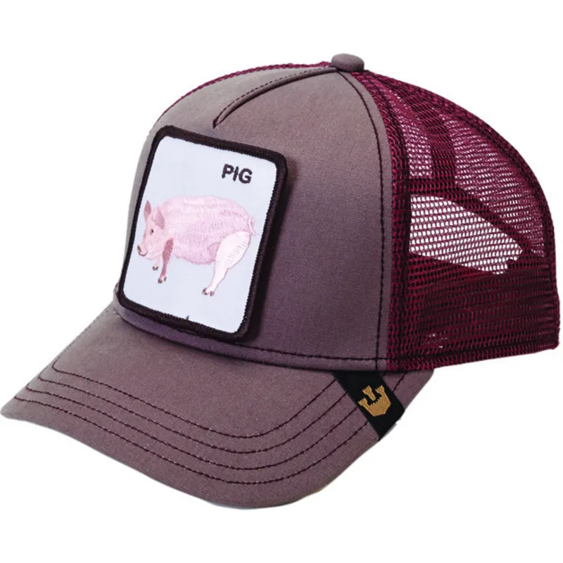 cepur-izliekta-truckeris-sarkans-snapback-pig-the-farm-no-goorin-bros cepur-izliekta-truckeris-sarkans-snapback-pig-the-farm-no-goorin-bros