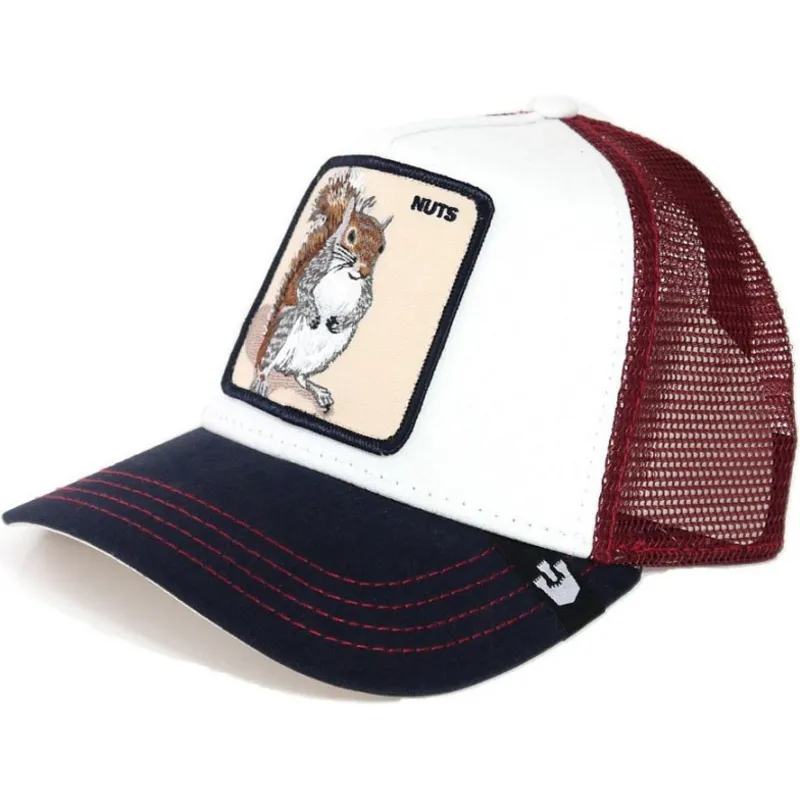 cepur-izliekta-truckeris-balts-snapback-bonkers-the-farm-no-goorin-bros