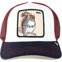 cepur-izliekta-truckeris-balts-snapback-bonkers-the-farm-no-goorin-bros