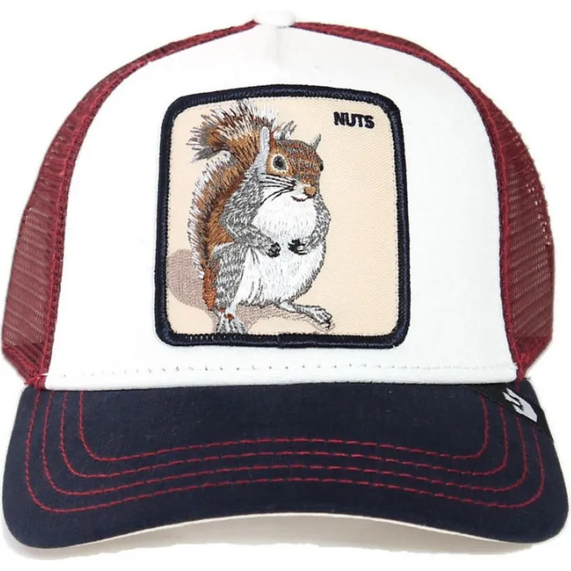 cepur-izliekta-truckeris-balts-snapback-bonkers-the-farm-no-goorin-bros