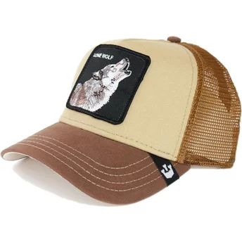 Goorin Bros. Wolf Howler Brown Trucker Hat
