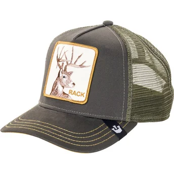 Cepur izliekta truckeris zaļš snapback Rack The Farm no Goorin Bros.