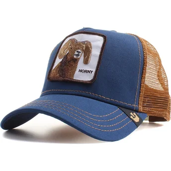 cepur-izliekta-truckeris-tumsi-zils-snapback-big-horn-the-farm-no-goorin-bros