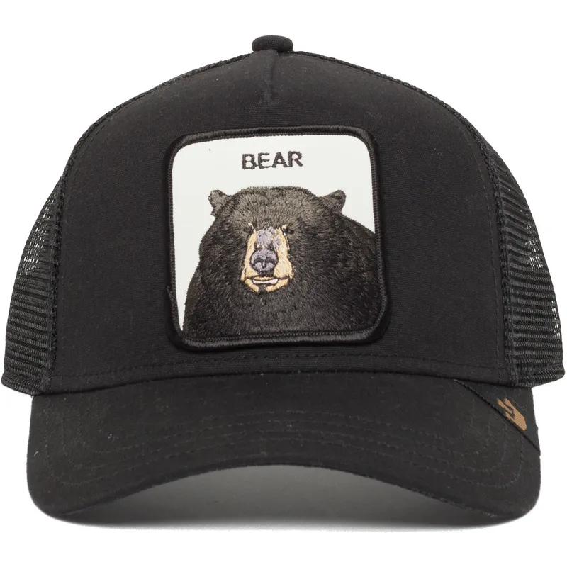 cepur-izliekta-truckeris-melns-snapback-black-bear-the-farm-no-goorin-bros