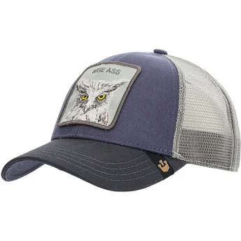 cepur-izliekta-truckeris-tumsi-zils-snapback-x-the-owl-the-farm-no-goorin-bros