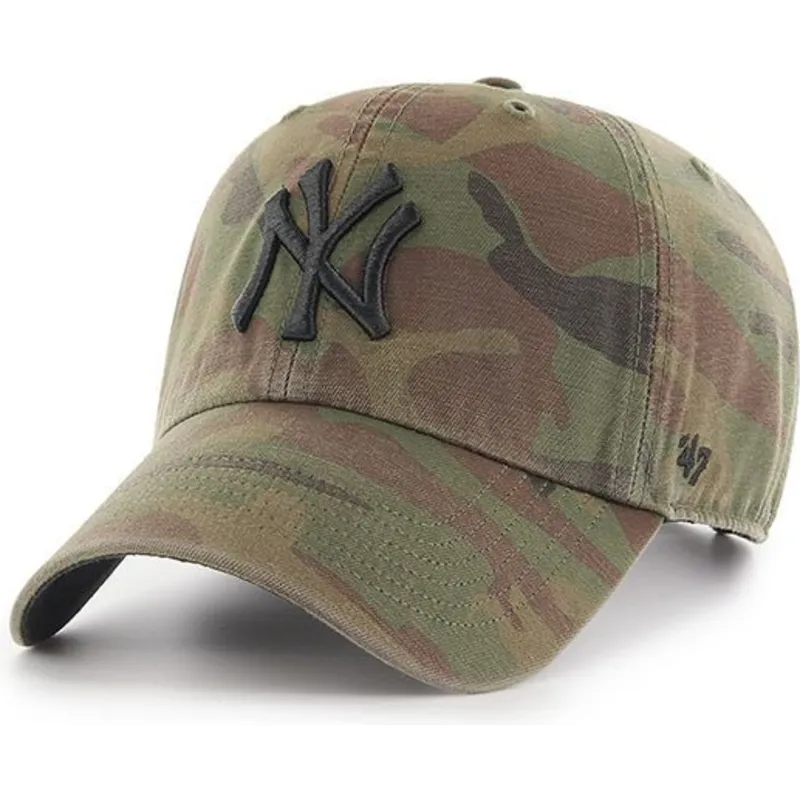 cap-izliekta-camouflage-adjustable-strap-negro-no-new-york-yankees-mlb-no-47-brand cap-izliekta-camouflage-adjustable-strap-negro-no-new-york-yankees-mlb-no-47-brand