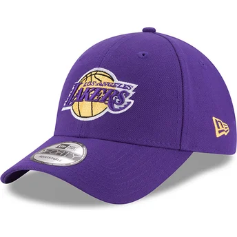 Cap izliekta violet adjustable strap 9FORTY The League no Los Angeles Lakers NBA no New Era