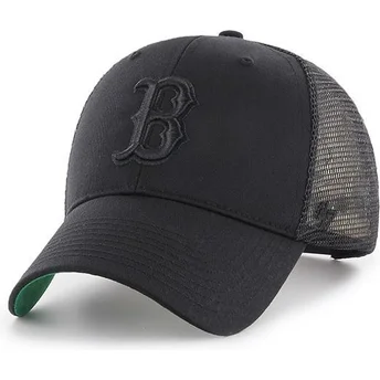 cepur-izliekta-truckeris-melns-snapback-no-boston-red-sox-mlb-no-47-brand