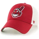 cepur-izliekta-truckeris-sarkans-snapback-no-cleveland-indians-mlb-no-47-brand