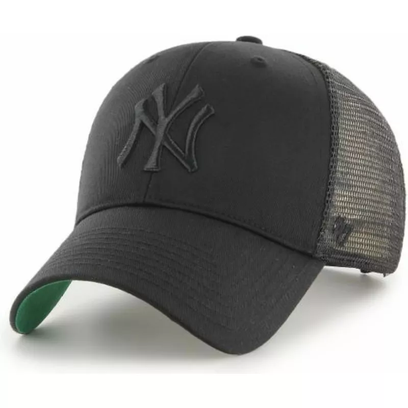47-brand-black-logo-new-york-yankees-mlb-mvp-branson-black-trucker-hat