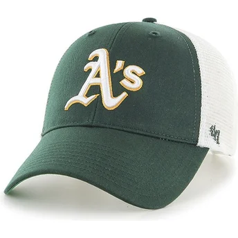 Zielona czapka trucker Oakland Athletics MLB MVP Branson marki 47 Brand