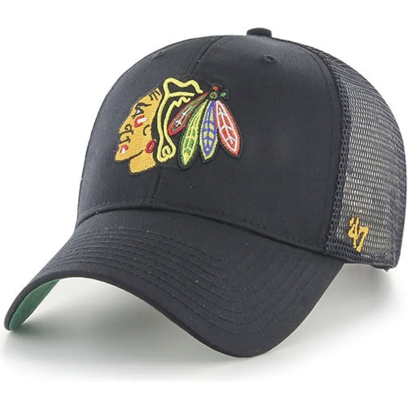 cap-izliekta-black-snapback-no-chicago-blackhawks-nhl-no-47-brand