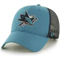 cepur-izliekta-truckeris-zals-snapback-no-san-jose-sharks-nhl-no-47-brand