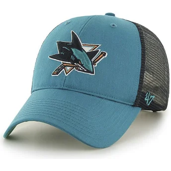 cepur-izliekta-truckeris-zals-snapback-no-san-jose-sharks-nhl-no-47-brand