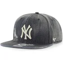 47-brand-flat-brim-new-york-yankees-mlb-captain-loughlin-denim-cap