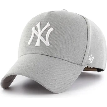Cepur izliekta pelēks snapback no New York Yankees MLB no 47 Brand